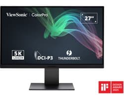 Viewsonic VP2788-5K computer monitor 68,6 cm (27") 5120 x 2880 Pixels 5K Ultra HD LED Zwart