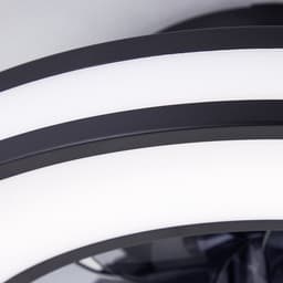 Brilliant Mondello - Plafondventilator - Met verlichting - Ø 41,5 cm - LED 26W - Wit en RGB kleuren - Dimbaar - Zwart - Zeer stil — thumbnail 3