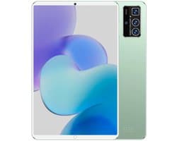 2025 5G Nieuwe 10,36 Inch Tablet Android met 12GB RAM, 256GB ROM, Android 12000mAh Batterij, 16MP + 32MP Camera, 10-Core, Dual Sim Netwerk, Bluetooth - Groen