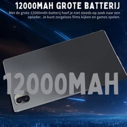 5G 2025 Nieuwe Wereldwijde Versie 10,36 Inch Tablet Android 16GB RAM 1TB ROM Android Dual Sim 10-Core Bluetooth Tablet PC Netwerk - Blauw — thumbnail 5