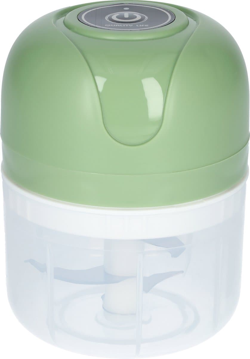 Keukenmachine - Elektrisch keukengerei - Compacte foodprocessor - Ideaal voor in de keuken - Draagbaar - Draadloos - Lichtgewicht - USB-C oplaadbaar - 5 Watt - Groen — afbeelding 1