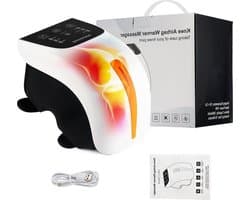 Kniemassageapparaat met 3 warmtestanden en 3 vibratiemassagemodi voor gewrichtspijnverlichting in elleboog, schouders en knieën Knie massage apparaat