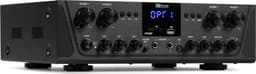 Versterker met Bluetooth - Power Dynamics PV240BT - 4-zone versterker met radio & mp3 speler - 8x 50W - Zwart — thumbnail 5