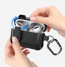 YONO Hoesje geschikt voor Airpods Pro 2 -1 - Case - Lock - Carbon Look — thumbnail 2