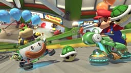 Nintendo Switch Console - Mario Kart 8 Deluxe - Blauw/Rood — thumbnail 4