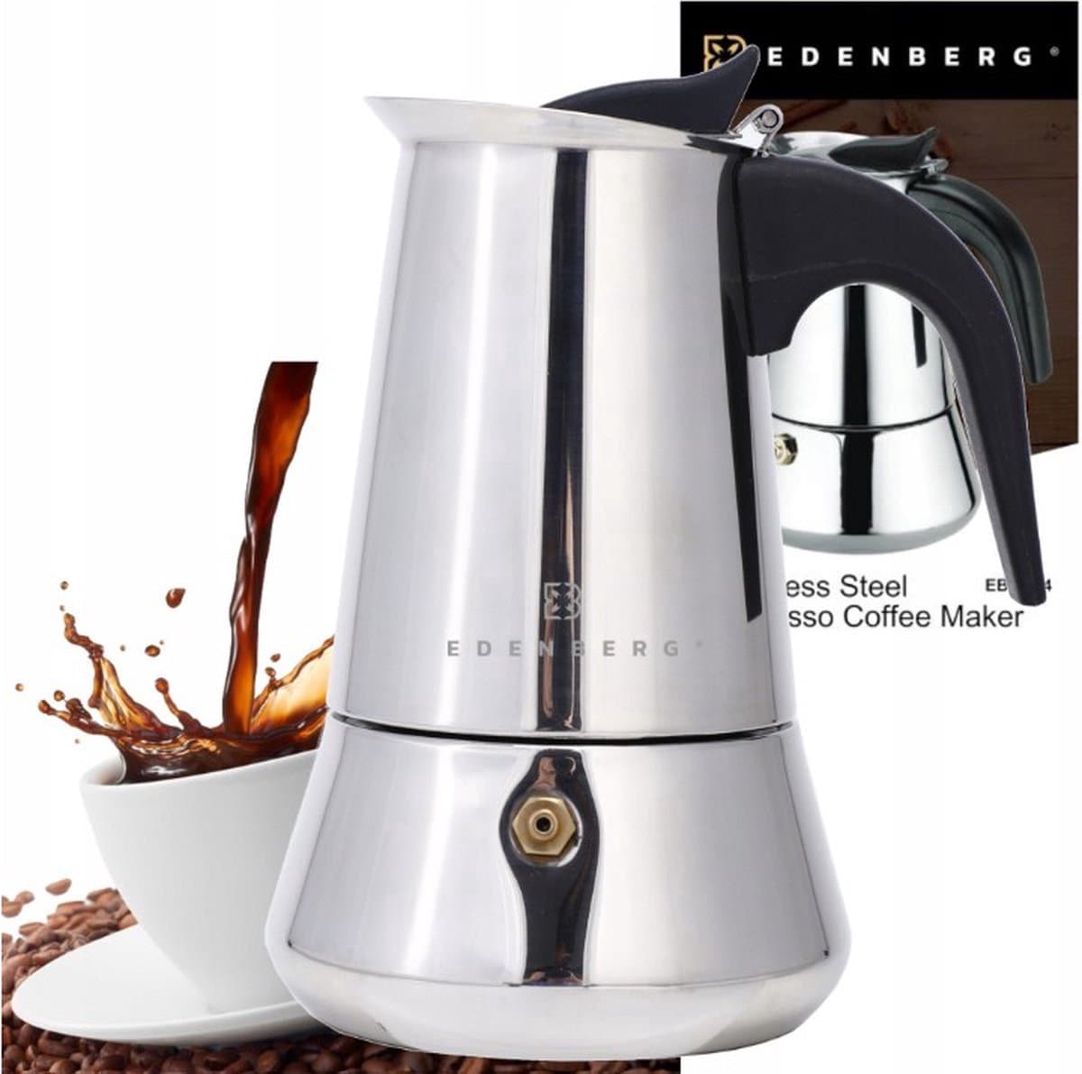 Edënbërg Classic Line - Percolator - Koffiemaker 6 kops - Espresso Maker 300 ML — afbeelding 1
