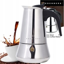 Edënbërg Classic Line - Percolator - Koffiemaker 6 kops - Espresso Maker 300 ML — thumbnail 1