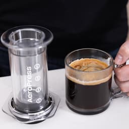 Clear Coffee Press - 3-in-1 brouwmethode combineert AeroPress Franse pers - Pourover Espresso - Volle koffie zonder gruis of bitterheid — thumbnail 3