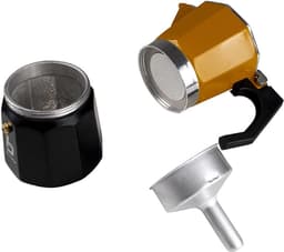 Bo-Camp - Industrial - Percolator - Hudson - Aluminium - Geel - 6 Kopjes — thumbnail 4