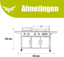 SUMM – Barbecuehoes – Voor SUMM Salvatore – Antraciet — thumbnail 3