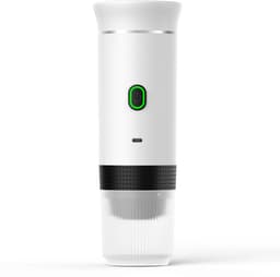 Xcruiser Draagbare koffiezetapparaat, 3-in-1 espressomachine, elektrische verwarming voor reizen, compatibel met kleine en grote capsules en gemalen koffie, USB-opladen voor 12 V, auto en camping (zwart) — thumbnail 4