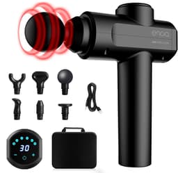ENOA M8 PRO – Spiermassagepistool – Professionele Percussie Massager – 30 Snelheden – 6 Opzetstukken – LCD Touchscreen – Stille Werking – Inclusief Reistas — thumbnail 1