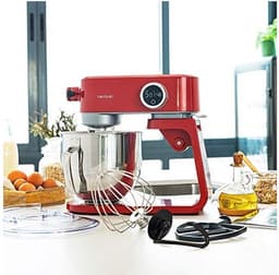 Cecotec Küchenmaschine Twist&Fusion 4000 Luxury Rot. 800 W, Gehäuse aus gegossenem Aluminium, DC-Motor, 8 Geschwindigkeiten, LED-Licht, 5,2-Liter-Schüssel aus Edelstahl — thumbnail 5