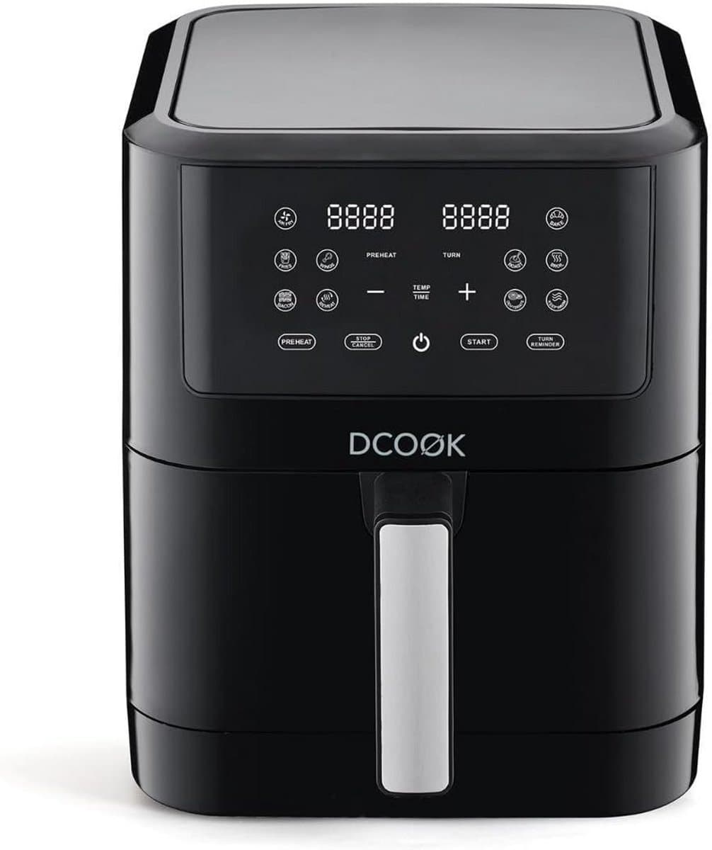 Dcook Gallery Luchtfriteuse, 1800 W, 8 l, zwart — afbeelding 1