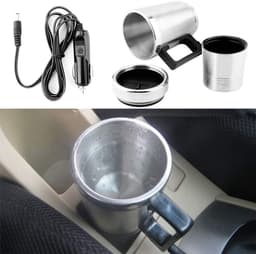 Dailygoody - Kettle - Reislade - 350ml en 150ml - Elektrische Koffie en Thee - Voor onderweg - 12V — thumbnail 5