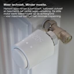 Radiatorthermostaat - Slimme thermostaat - Energie besparen - App en spraakbediening - M30 x 15 - Wit — thumbnail 5