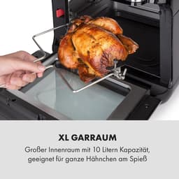 Heteluchtfriteuse XL met 10L Inhoud en 1500W Vermorgen Touchscreen Bediening — thumbnail 3