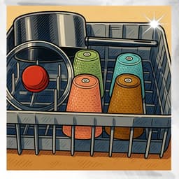 Spoelmandenset 2-delig - Vaatwassermand Gastronomie - Afwas Organiseren - Stapelbaar Kunststof - 40x40 cm - Grijs — thumbnail 3
