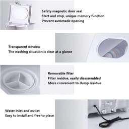 Tafelblad Vaatwasser - Mini Vaatwasser - Appartement Kantoor - Vertraging Start - Plaats Instellingen - RVS Interieur — thumbnail 3