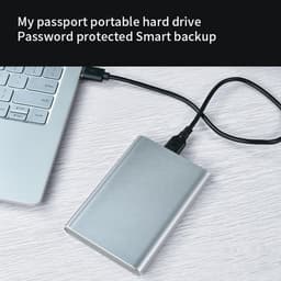 Externe Harde Schijf - Mobiele Opslag - Bestanden Opslaan - Hoge Snelheid USB 3.0 - 1 TB Capaciteit - Rood — thumbnail 3