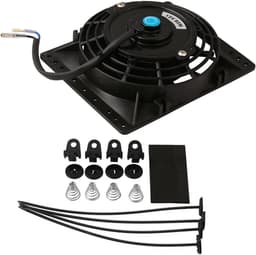 Oliekoeler Radiator - Universele Ventilator - Motor Koeling - Slank Ontwerp - 6 Inch - Zwart — thumbnail 2