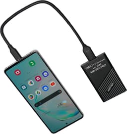 Snelle Externe SSD - Draagbare Opslag - Bestanden Overzetten - OTG Smartphone Compatibel - 500 GB - Zwart — thumbnail 2
