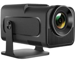 One Zisa - HY300 Mini - Beamer - Projector Beamer - Mini Meamer - 1920x1080dpi - Automatische focus - met WiFi - Android 11 - Zwart