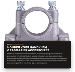 Dailygoods- Houder - Handklem - Grasmaaier - Buis - 28 mm - Duurzaam - Grasmaaierhouder — thumbnail 1