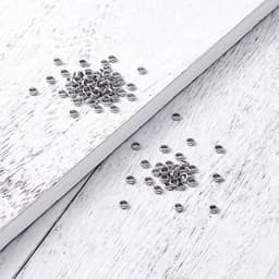 100 stuks roestvrijstalen ringafstandskralen van 4 x 15 mm met 2 mm gat, metalen stopkralen voor sieraden maken, duurzaam en stevig materiaal — thumbnail 5