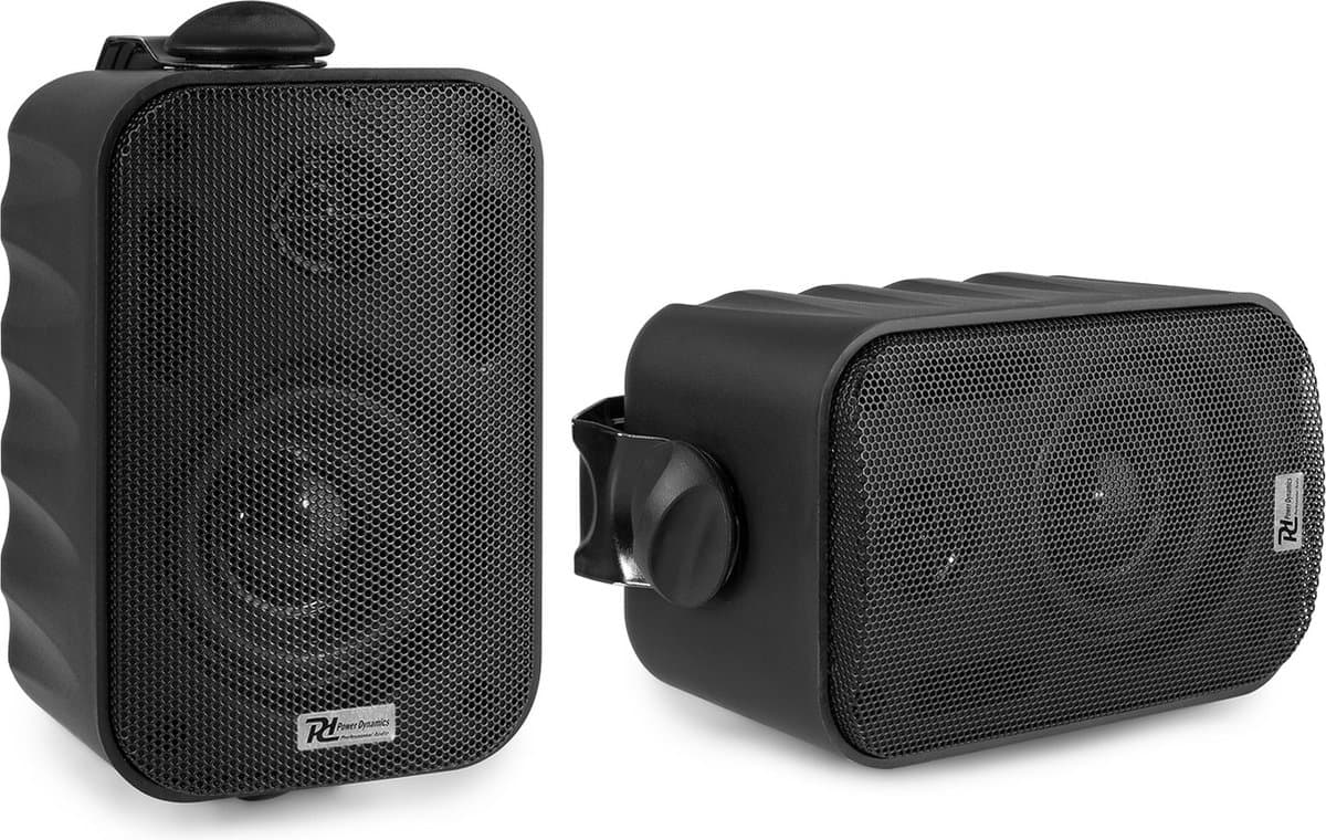 Speakerset binnen / buiten - Power Dynamics BGO30 speakerset voor binnen of buiten - 60W - Zwart — afbeelding 1