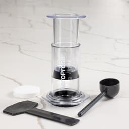 Clear Coffee Press - 3-in-1 brouwmethode combineert AeroPress Franse pers - Pourover Espresso - Volle koffie zonder gruis of bitterheid — thumbnail 2