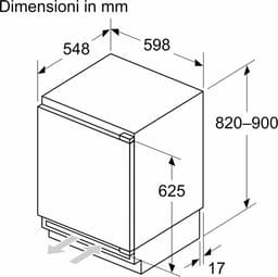Bosch KUL22VFD0 onderbouw koelkast | 82 cm — thumbnail 3