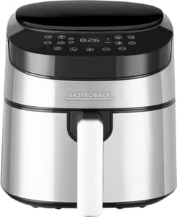 Gastroback Design Air Pro Enkel 3,7 l Vrijstaand 1300 W Heteluchtfriteuse Zwart, Roestvrijstaal — thumbnail 1