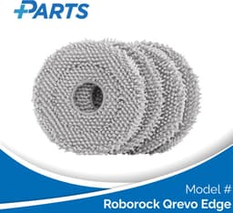 Roborock Qrevo Edge Dweilpads (4 Stuks, Plus.Parts® alternatief voor 8.02.0246) — thumbnail 1