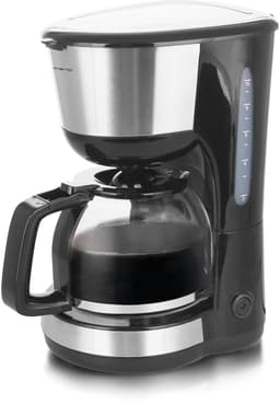 Emerio Koffiezetapparaat met Glazen Kan - 1,25L Filterkoffie - 10 kopjes per keer - Uitneembaar Filter - Non-Drip systeem - 1000W - CME-122933 Zwart — thumbnail 2
