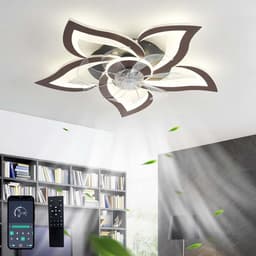 Moderne plafondventilator met licht en afstandsbediening - Stil, dimbaar en 6 snelheden — thumbnail 3