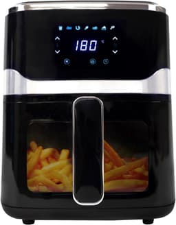 SVN® Mini Airfryer - Airfryer - Heteluchtfriteuse - Compact - Zwart - 32cm x 25cm x 31cm — thumbnail 1