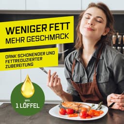 GOURMETmaxx FryBBQ Heteluchtfriteuse 5L – Airfryer met boven- en onderwarmte, 5 Modi inclusief Drogen – 2-in-1 Friteuse en Grill met Gegoten Aluminium Rooster — thumbnail 3