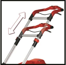 Accugrasmaaier - Elektrische maaier - Gazon onderhoud - Borstelloze motor - 42 cm maaibreedte - Zwart/Rood — thumbnail 2