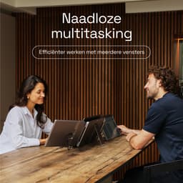 Screenmate® Flip Portable Monitor 14” - Draagbare Monitor met Beschermhoes - Extra Scherm Laptop - Draagbaar Beeldscherm - Grijs — thumbnail 5