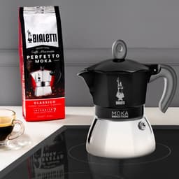 Bialetti New Moka Induction Zwart 6 kopjes — thumbnail 4