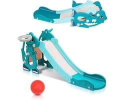 Indoor en outdoor, leermodule, basketbalmand, groen