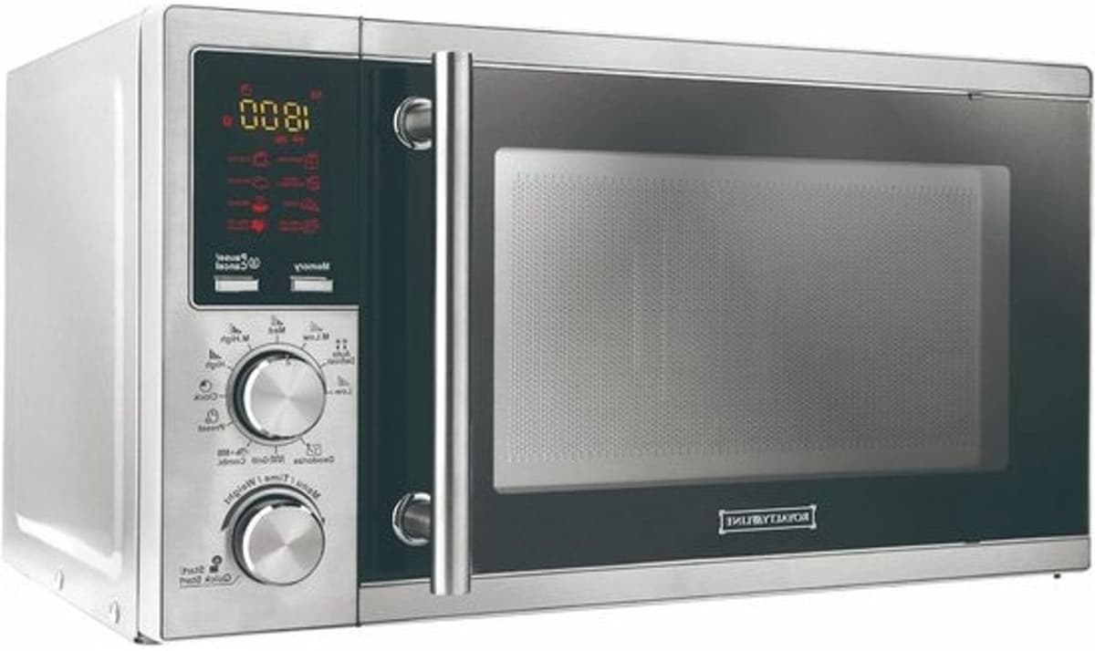 Digitale magnetron - Oven met grill - Voor snelle maaltijden - 8 automatische programma's - Inhoud: 20 liter - Zilver — afbeelding 1
