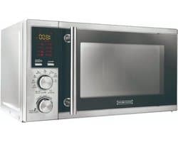 Digitale magnetron - Oven met grill - Voor snelle maaltijden - 8 automatische programma's - Inhoud: 20 liter - Zilver