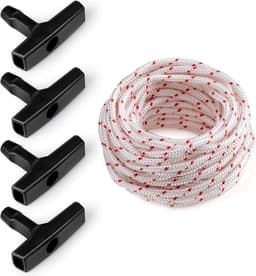 SnelShoppen - 10 m Grasmaaier Startkoord met 4 Handvatten - Hoogwaardige Nylon, Duurzaam en Geschikt voor Grasmaaiers, Bosmaaiers, Heggenscharen en Mo — thumbnail 1