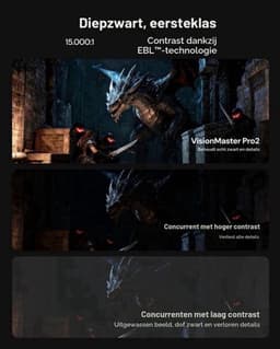 Beamer Laser - 3000 Lumen Helderheid - 3840 x 2160 Pixels Resolutie - 15000:1 Contrast - Draagbaar - Thuisbioscoop — thumbnail 5