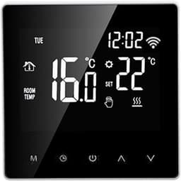 Slimme Wifi Thermostaat voor Elektrische en Watergestookte Vloerverwarming - LCD Touchscreen — thumbnail 1
