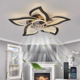 Moderne Plafondventilator met Licht en Afstandsbediening - Dimbaar LED met Ventilator - Zomer/Winter Functie — thumbnail 2