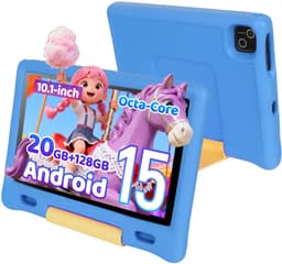 kotsren Tablet Kinderen - Android 15 kindertablet - 10.1 inch Kids tablet- 20(3+17)GB RAM/128GB ROM– 5000mAh - Blauw — thumbnail 1