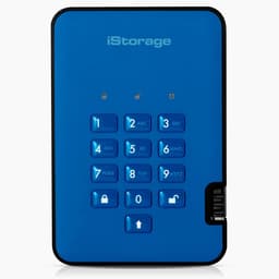 Beveiligde Externe Harde Schijf 1TB Rood - PIN Beveiliging & Hardware Encryptie — thumbnail 4